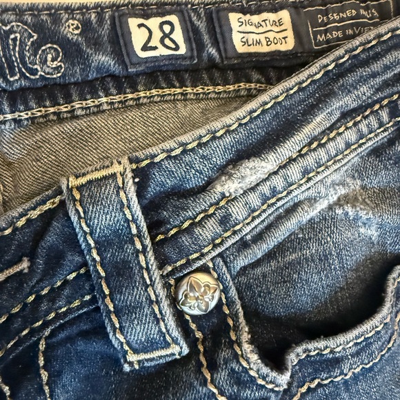 Miss Me jeans signature slim bootcut size 28 style:JP7614SB INSEAM34 - Picture 3 of 5